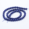 Natural Lapis Lazuli Beads Strands G-P342-01-6mm-AB-2