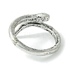 Snake Alloy Open Cuff Rings RJEW-K275-70AS-3