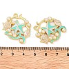 Rack Plating Alloy Enamel Pendants FIND-Q099-08C-01-3