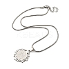 Non-Tarnish Virgin Mary Pendant Necklaces LS-NJEW-S422-02P-2