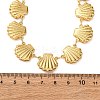 Beach 304 Stainless Steel Sea Animals Link Chain Necklaces for Women NJEW-G178-04G-02-5