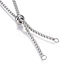 Non-Tarnish Adjustable 304 Stainless Steel Slider Necklaces NJEW-L156-002A-P-3