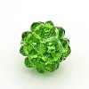 Transparent Glass Crystal Round Woven Beads X-GLAA-A034-8mm-A-2