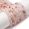 Natural Ferruginous Quartz Beads Strands G-B142-A01-3mm-2