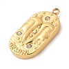 304 Stainless Steel Pendants LS-STAS-F349-03G-05-2