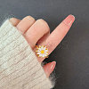 Daisy Rotatable Finger Ring for Women PW-WGB93E2-01-3