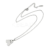 Halloween Series 202 Stainless Steel Cable Chain Ghost Pendant Necklaces LS-NJEW-S005-01P-C-2