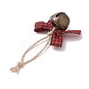 Iron Bell Pendant Decoration HJEW-JM02248-01-4