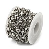 304 Stainless Steel Heart Link Chains CHS-A017-02B-P-2
