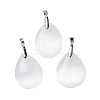 Natural Selenite Big Pendants G-M091-01A-1