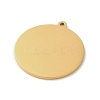 Ion Plating(IP) 304 Stainless Steel Pendants STAS-K270-16G-2