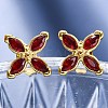 304 Stainless Steel Stud Earrings EJEW-C135-01G-01-1