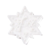 Snowflake with Snowman Pendant Silicone Molds DIY-K051-29-3