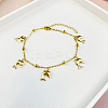 Stainless Steel Ocean Aniamls Charm Anklets WGE5C5C-04-1