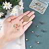 40Pcs 5 Style Brass Bead Caps & Beads KK-CA0001-61G-3