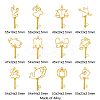 24Pcs 12 Style Alloy Open Back Bezel Pendants PALLOY-CJ0001-128-2