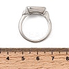 304 Stainless Steel Pave Single Cubic Zirconia Finger Rings for Women RJEW-K316-05P-5