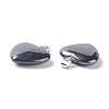 Synthetic Non-magnetic Hematite Pendants G-G956-B50-FF-3