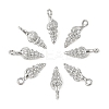 SHEGRACE Brass Shell Shape Charms XGR0170P-107P-1