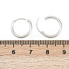 Brass Hoop Earrings EJEW-F378-02S-5