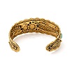 Tibetan Style Alloy Cuff Bangles LS-BJEW-Q769-02AG-3