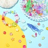 DIY Sea Animal Transparent Acrylic Beaded Bracelets Jewelry Making Kits DIY-YW0010-61-5