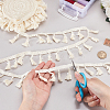 Cotton Fringe Lace Trim Ribbon OCOR-WH0105-008C-3