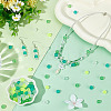 5 Colors Transparent Glass Beads Sets FGLA-PH0001-11B-02-4