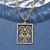 304 Stainless Steel Necklace LS-NJEW-D330-01G-04-5