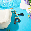 1Pc Resin Letter Keychains KEYC-TADJ0001-09P-5