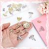 20Pcs 10 Styles Alloy & Brass Rhinestone Pendants FIND-GA0005-09-3