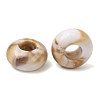 Two Tone Opaque Acrylic Imitation Gemstone European Beads SACR-K005-04B-2