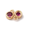 Brass Micro Pave Cubic Zirconia Pendants KK-Z112-12G-2