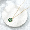 304 Stainless Steel Micro Pave Cubic Zirconia constellation Pendant Necklaces NJEW-R021-01G-05-2