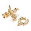 Brass Fold Over Clasps KK-A227-19G-2