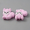 Squirrel Food Grade Eco-Friendly Silicone Beads SIL-WH0012-030E-2