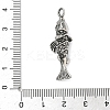 304 Stainless Steel Pendants STAS-D207-12AS-3