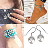 90Pcs 9 Style Tibetan Style Alloy Pendants TIBEP-SC0001-97-5