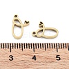 304 Stainless Steel Charms STAS-M327-02G-O-3