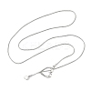 304 Stainless Steel Micro Pave Cubic Zirconia Pendant Necklaces NJEW-D343-05P-2