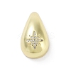 Rack Plating Brass Micro Pave Clear Cubic Zirconia Pendants KK-H474-18G-11-1