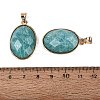 Natural Amazonite Pendants G-Q606-92G-05-3