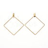 PVD Vacuum Plating 304 Stainless Steel Wire Pendants LS-X-STAS-S103-10G-2