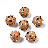 Polymer Clay Rhinestone Beads RB-T017-31J-A-1