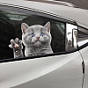 3D Transparent Car Back Rear Window Decal Vinyl Sticker ST-F674-4-6