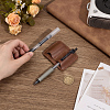 1Pc Imitation Leather Loss-Proof Portable Pen Holder AJEW-MA0001-12A-3