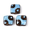 Handmade Porcelain Ceramic Beads PORC-T135-05G-1
