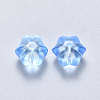 Transparent Spray Painted Glass Beads GLAA-S190-005A-02-2
