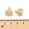 Brass Micro Pave Cubic Zirconia Multi-Strand Links KK-B133-06G-02-3