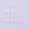 8Pcs 8 Sizes Resin Invisible Ring Size Adjuster FIND-WH0063-24-1